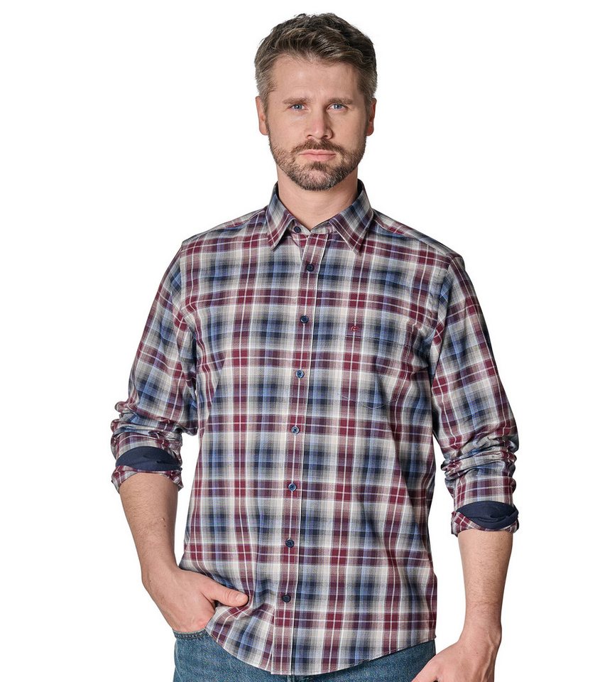 CASAMODA Langarmhemd CASAMODA Freizeithemd kariert von CASAMODA