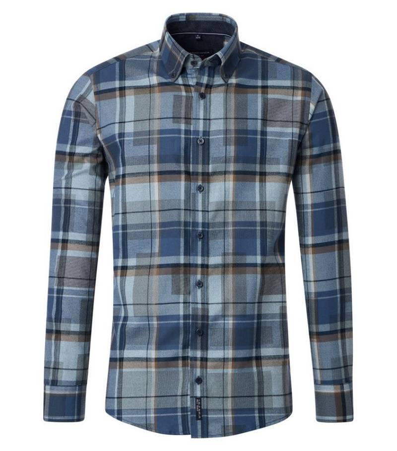 CASAMODA Langarmhemd CASAMODA Hemdjacke kariert von CASAMODA