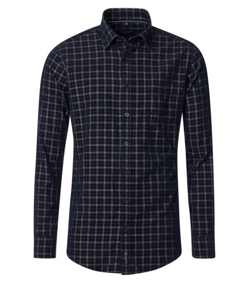 CASAMODA Langarmhemd CASAMODA Hemdjacke kariert von CASAMODA