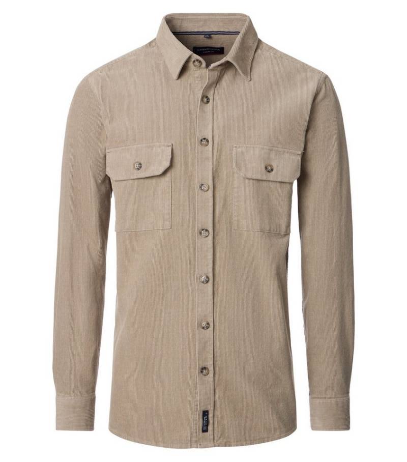CASAMODA Langarmhemd CASAMODA Hemdjacke uni von CASAMODA