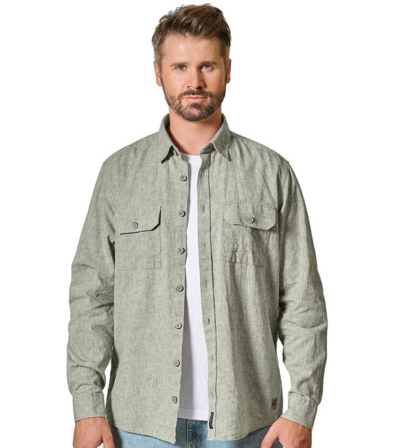 CASAMODA Langarmhemd CASAMODA Hemdjacke uni von CASAMODA