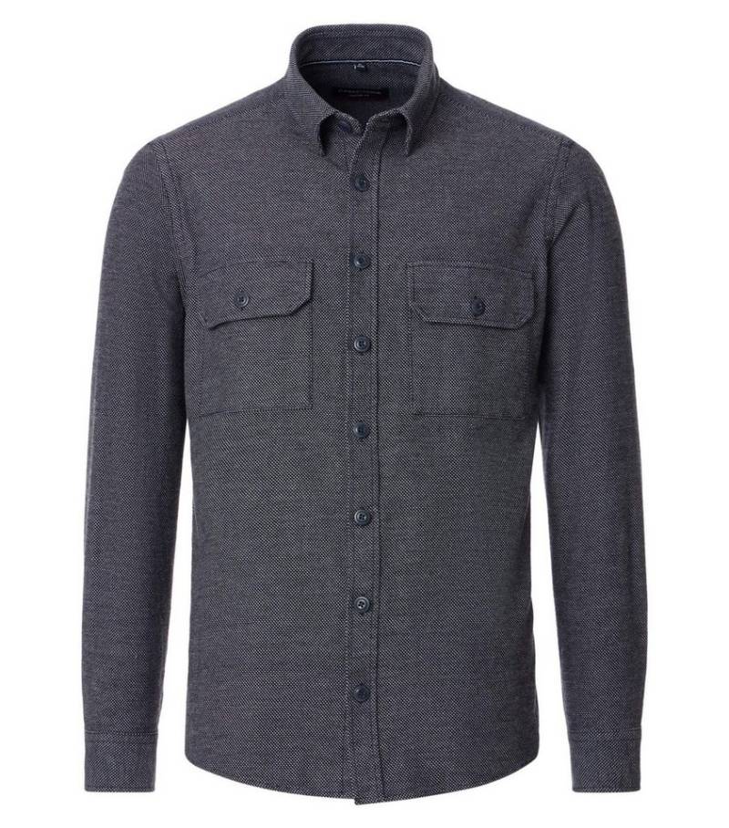 CASAMODA Langarmhemd CASAMODA Hemdjacke uni von CASAMODA