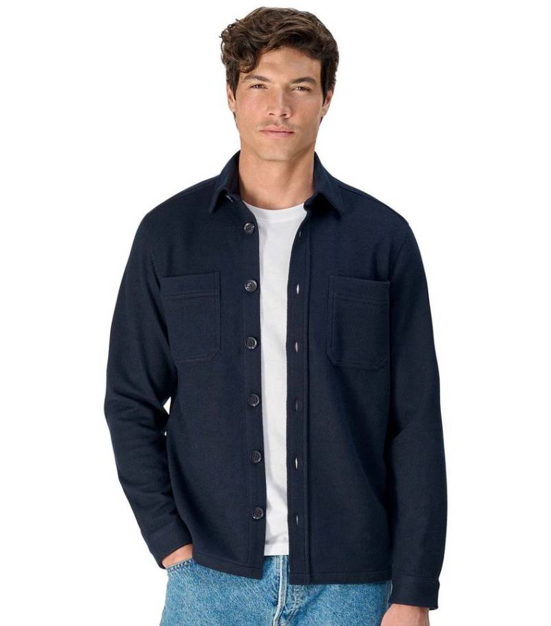 CASAMODA Langarmhemd CASAMODA Hemdjacke uni von CASAMODA