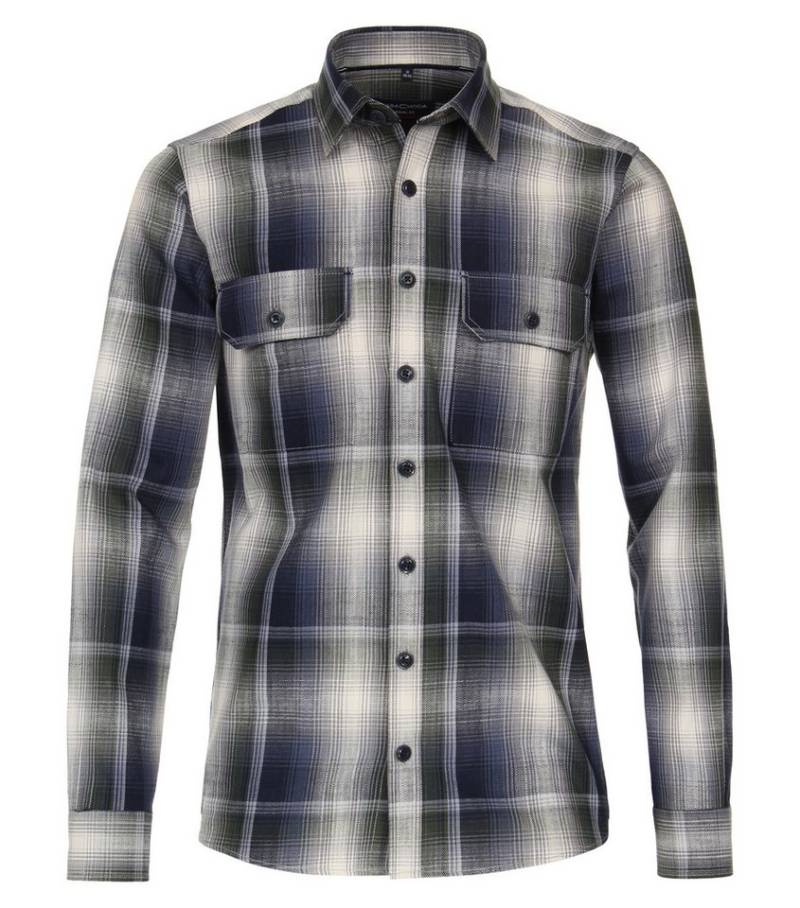 CASAMODA Langarmhemd CASAMODA Overshirt uni von CASAMODA