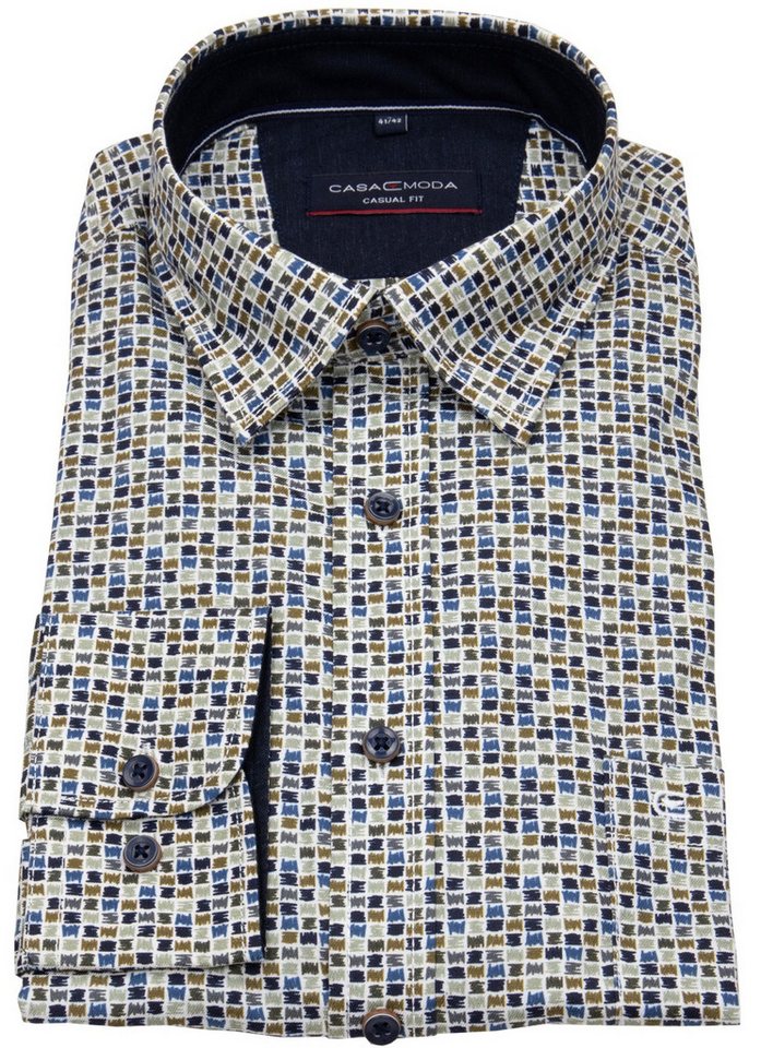 CASAMODA Langarmhemd Casamoda Comfort Fit Button-Down-Kragen Under Button Down von CASAMODA