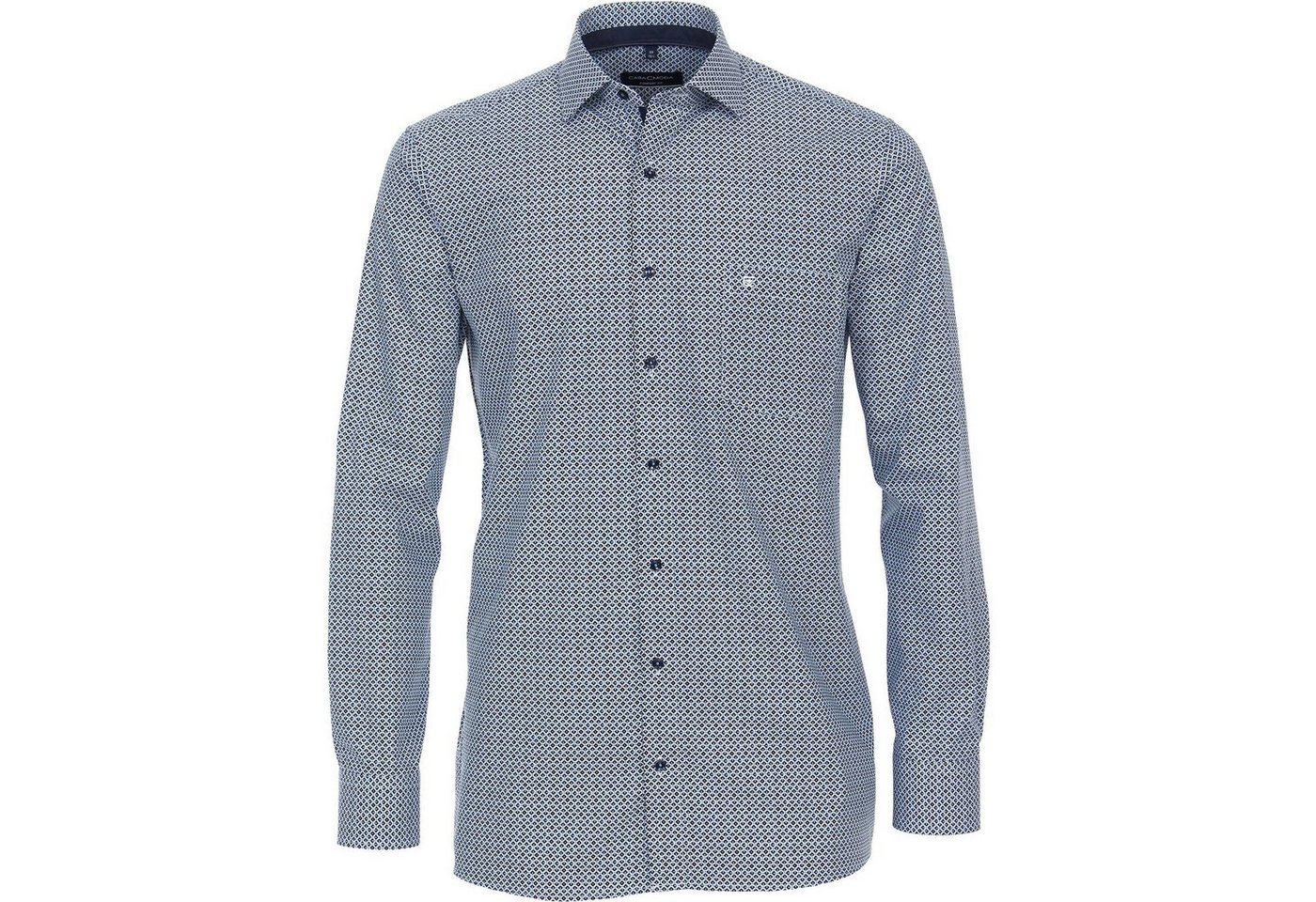 CASAMODA Langarmhemd CasaModa Langarmhemd XXL bügelfrei blau-weiß bedruckt CASAMODA Langarmhemd CasaModa Langarmhemd XXL bügelfrei blau-weiß bedruckt von CASAMODA