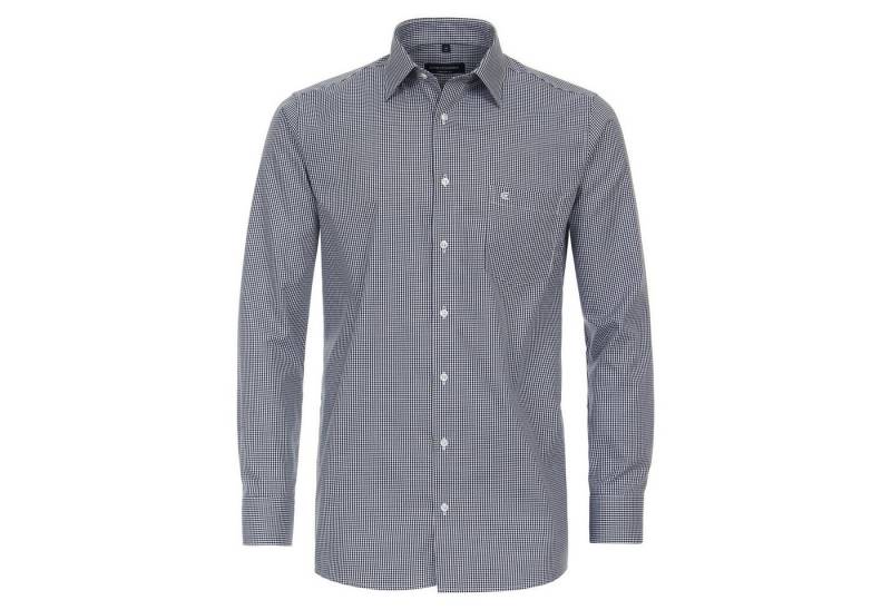 CASAMODA Langarmhemd CasaModa bügelfreies Langarmhemd XXL Karo navy-weiß von CASAMODA