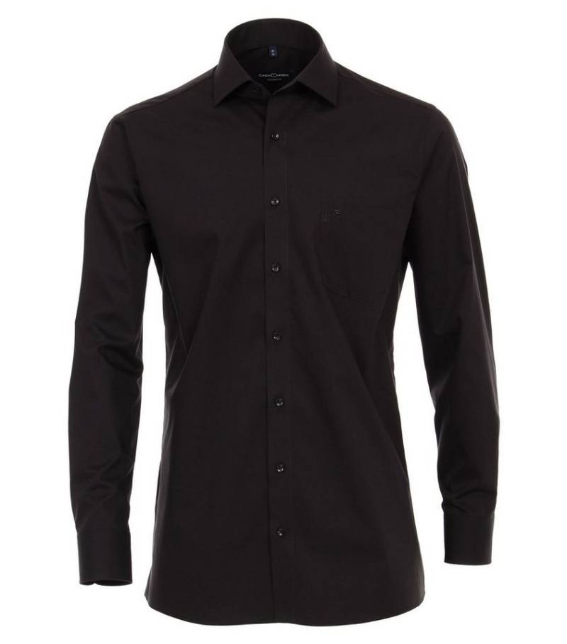 CASAMODA Langarmhemd Hemd unifarben 69er Arm modern FitKent von CASAMODA