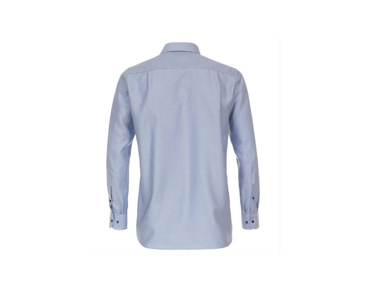 CASAMODA Langarmhemd Herren Langarm Freizeithemd für Herren in blau (1-tlg) von CASAMODA