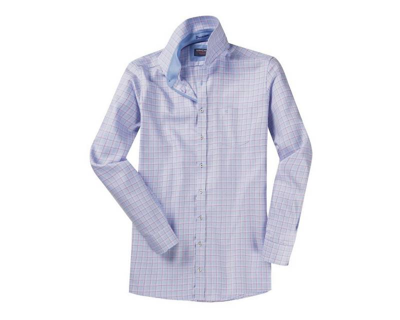 CASAMODA Langarmhemd XXL CasaModa Langarmhemd blau-lila kariert von CASAMODA