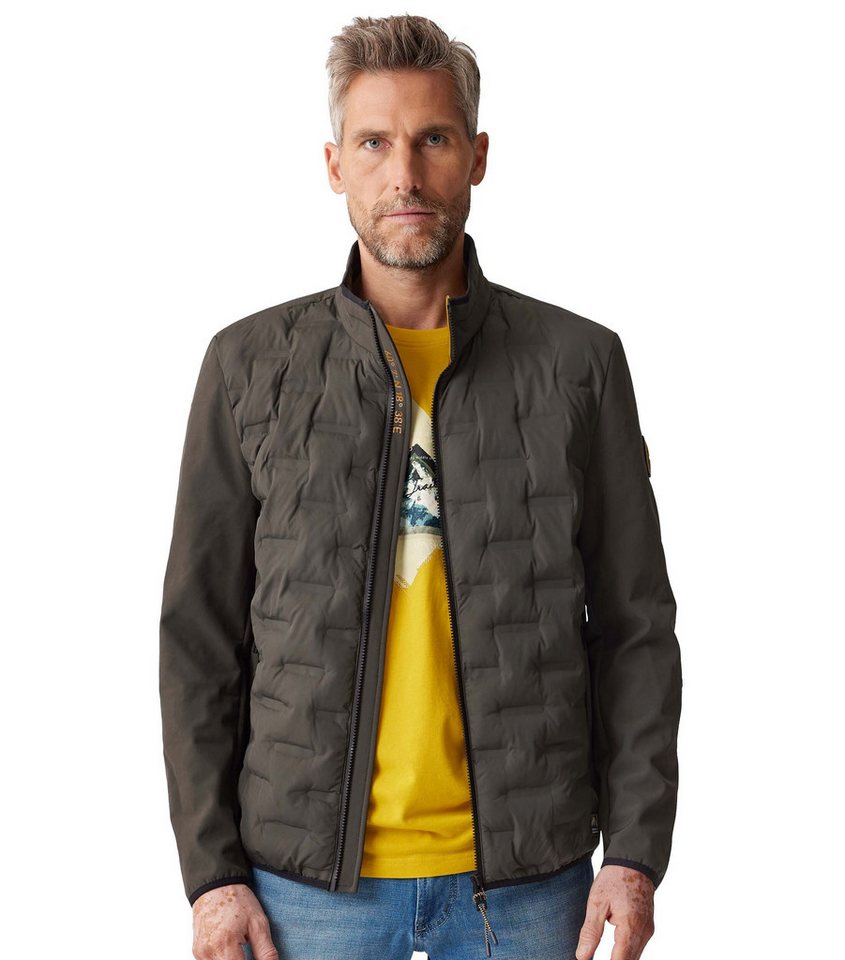 CASAMODA Langjacke CASAMODA Materialmixjacke uni von CASAMODA