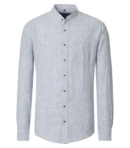 CASAMODA Leinenhemd Uni Casual Fit von CASAMODA