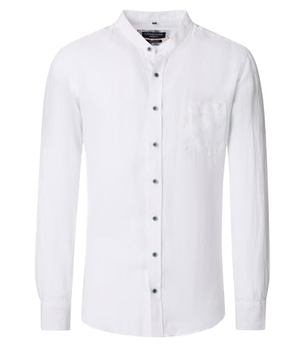 CASAMODA Leinenhemd Uni Casual Fit von CASAMODA
