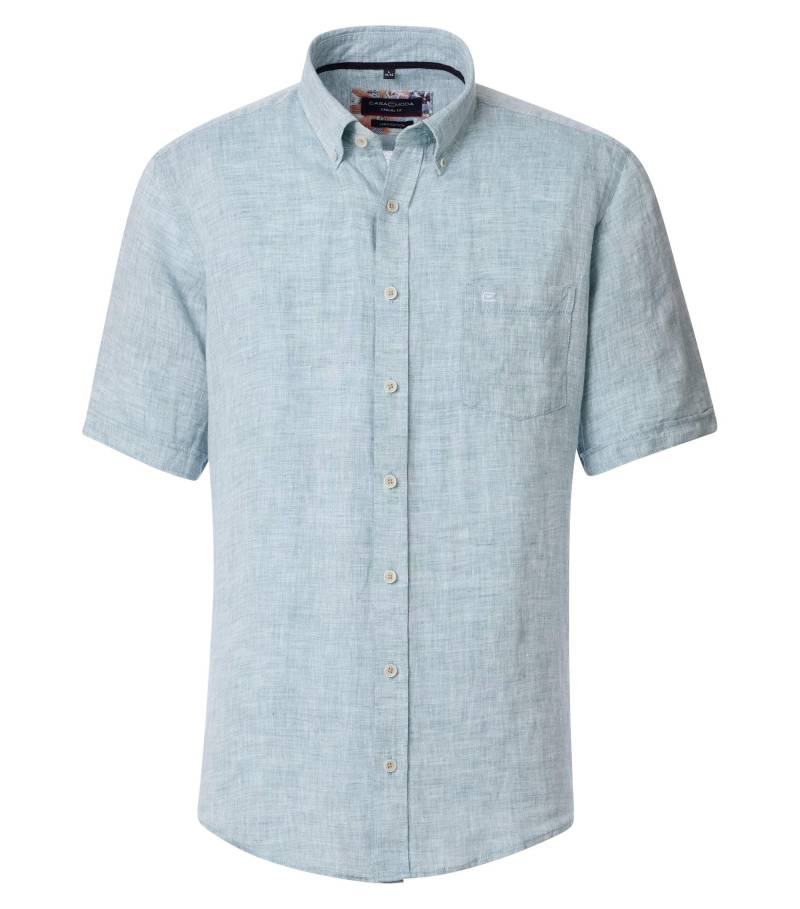 CASAMODA - Leinenhemd aqua bis petrol - Gr. - XXL von CASAMODA