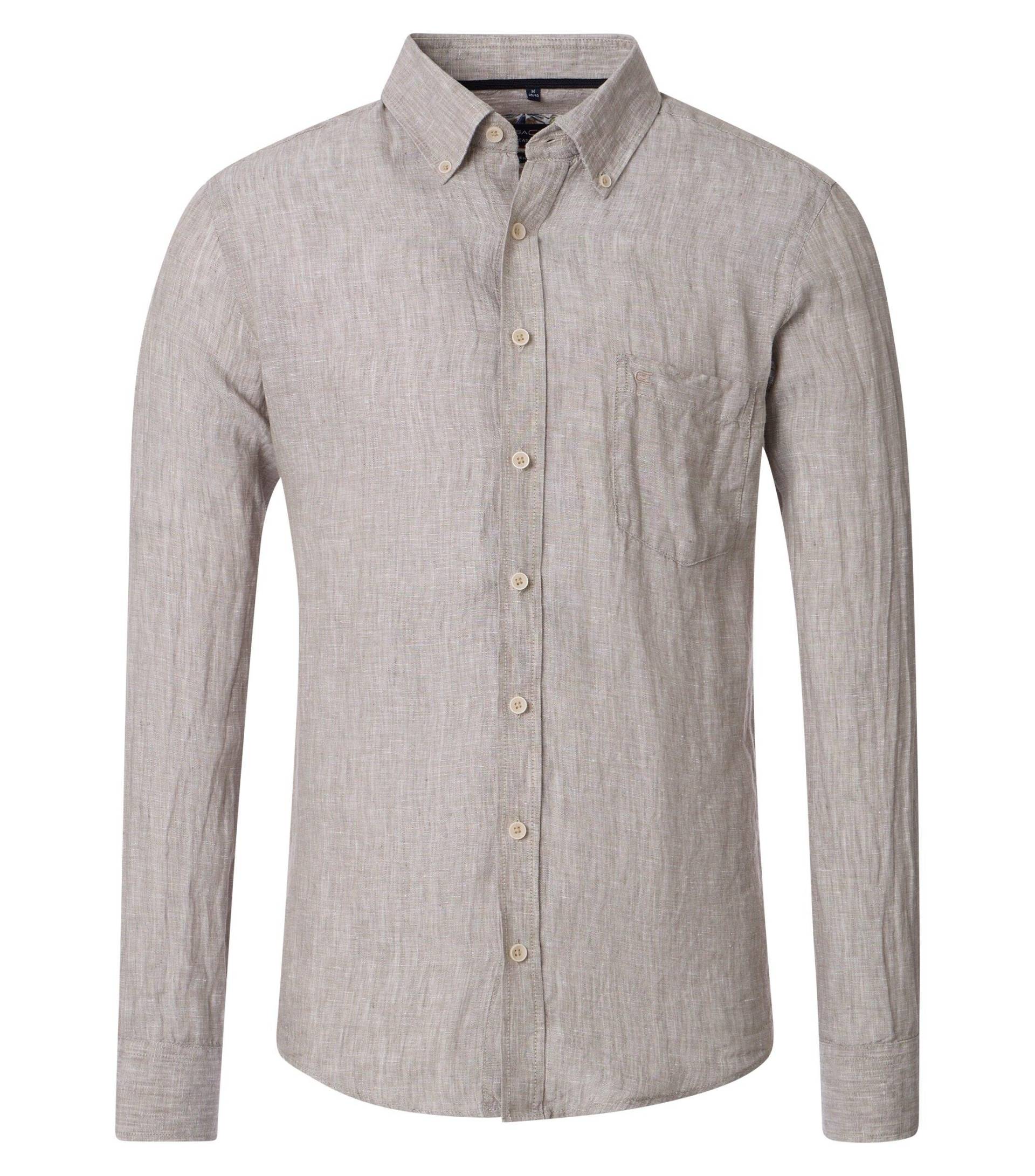 CASAMODA - Leinenhemd beige - Gr. - M von CASAMODA