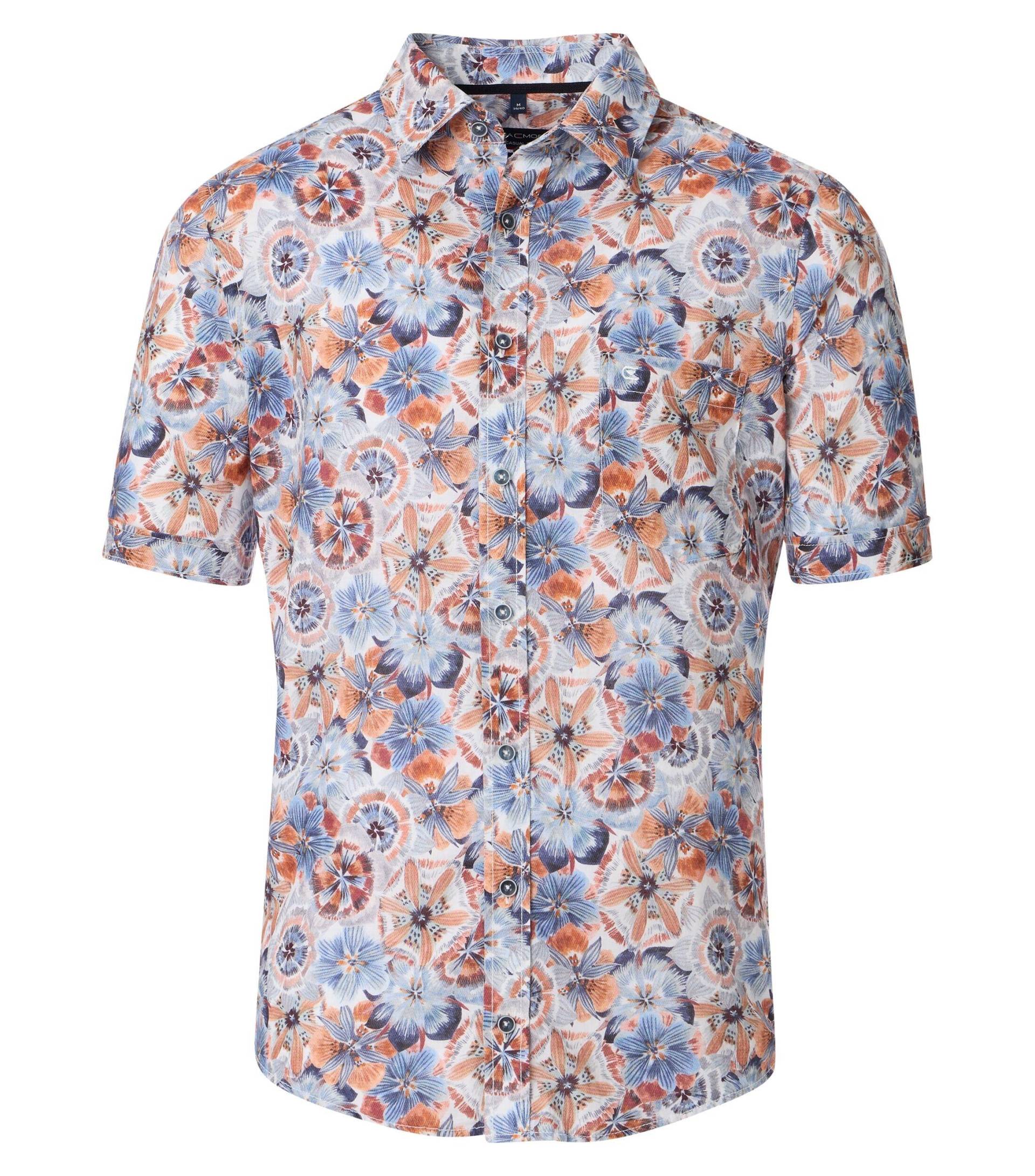 CASAMODA - Leinenhemd orange - Gr. - L von CASAMODA