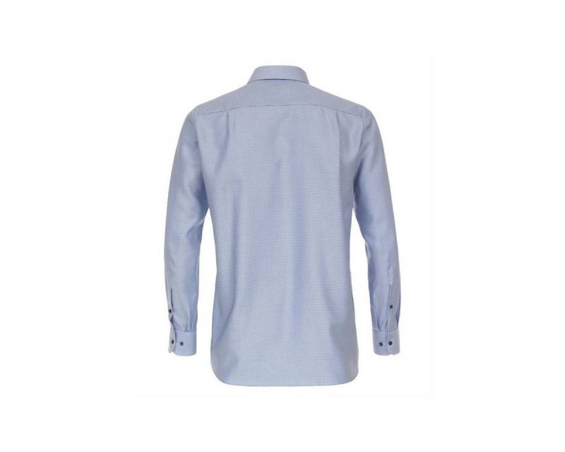 CASAMODA Outdoorhemd Langarm FreizeitHemd für Herren in blau (1-tlg) von CASAMODA