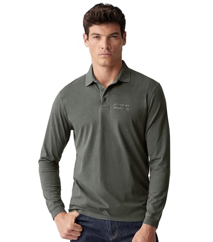 CASAMODA Polo-Shirt Langarm Uni von CASAMODA