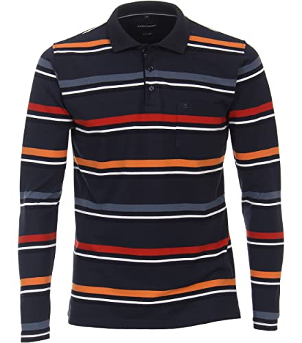 CASAMODA Polo-Shirt Langarm gestreift Dunkelorange M CASAMODA Polo-Shirt Langarm gestreift Dunkelorange M von CASAMODA