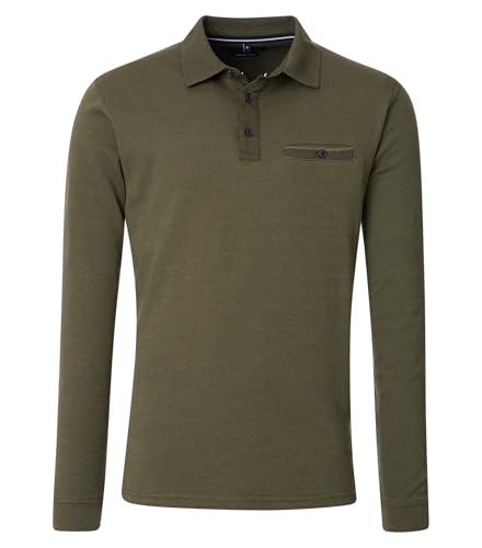 CASAMODA Polo-Shirt Langarm gestreift von CASAMODA