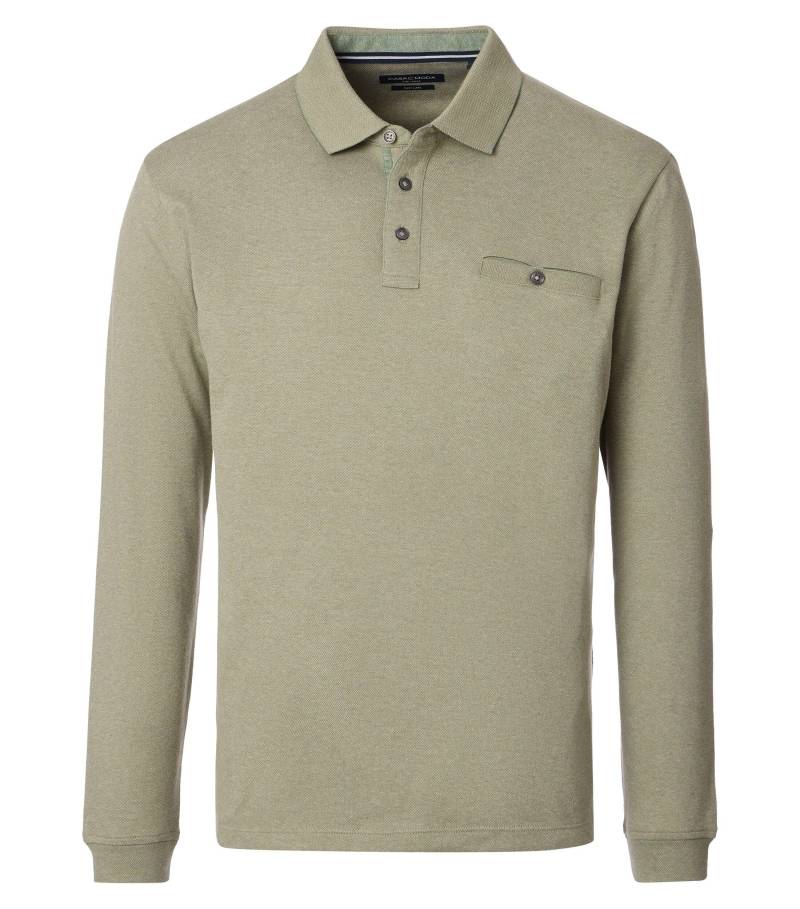 CASAMODA - Polo-Shirt Langarm türkis - Gr. - M von CASAMODA