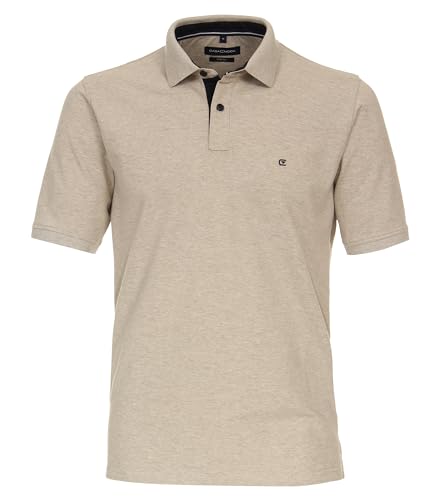 CASAMODA Polo-Shirt Uni Champagner 4XL von CASAMODA