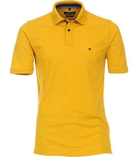 CASAMODA Polo-Shirt Uni Gelb M von CASAMODA