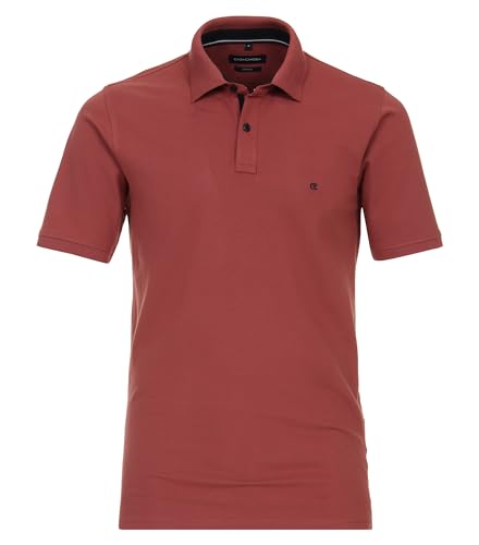 CASAMODA Polo-Shirt Uni Mittelrot 3XL von CASAMODA