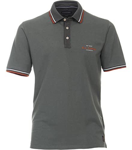 CASAMODA Polo-Shirt Uni Olive 3XL von CASAMODA