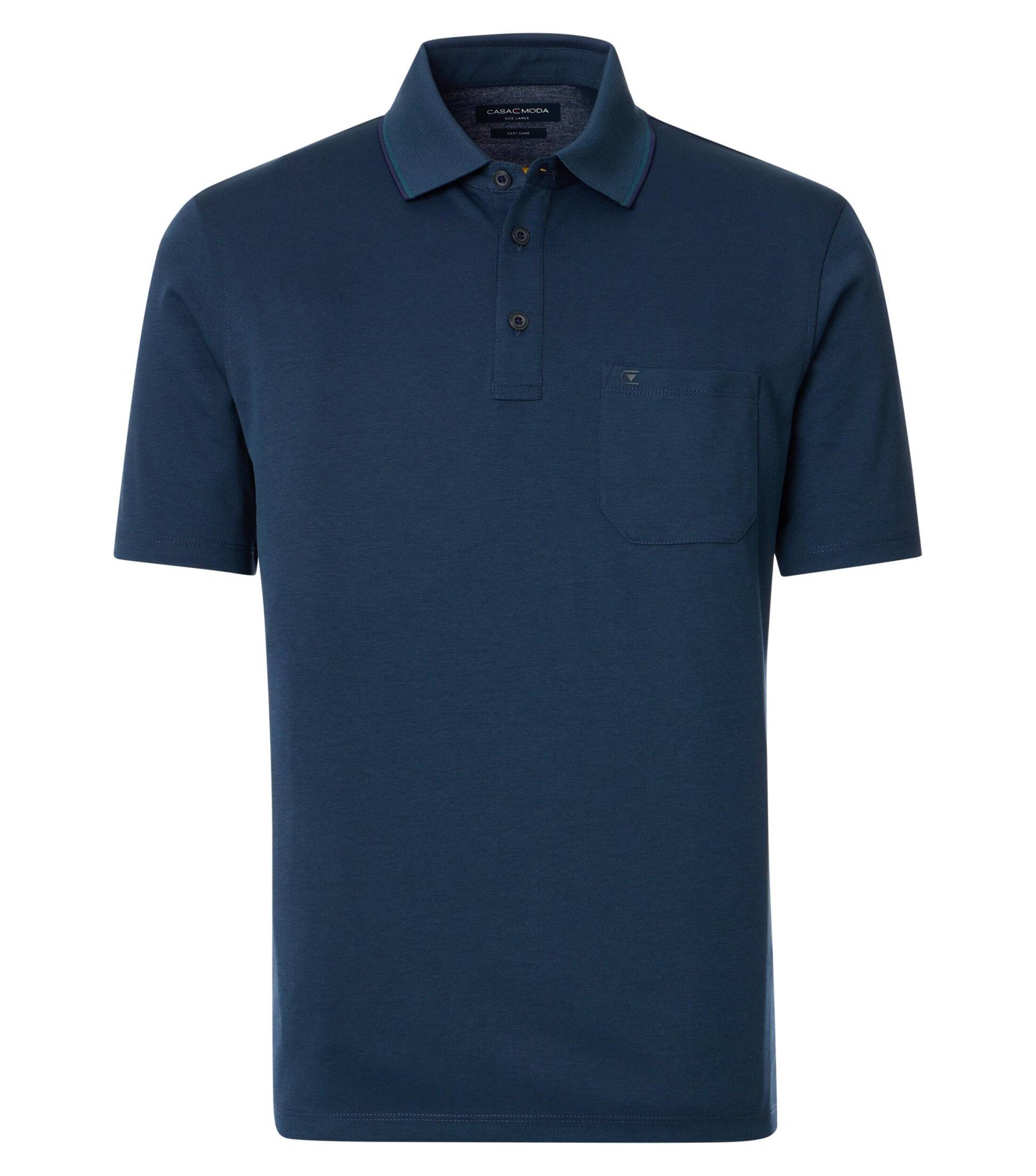 CASAMODA - Polo-Shirt aqua bis petrol - Gr. - 4XL von CASAMODA