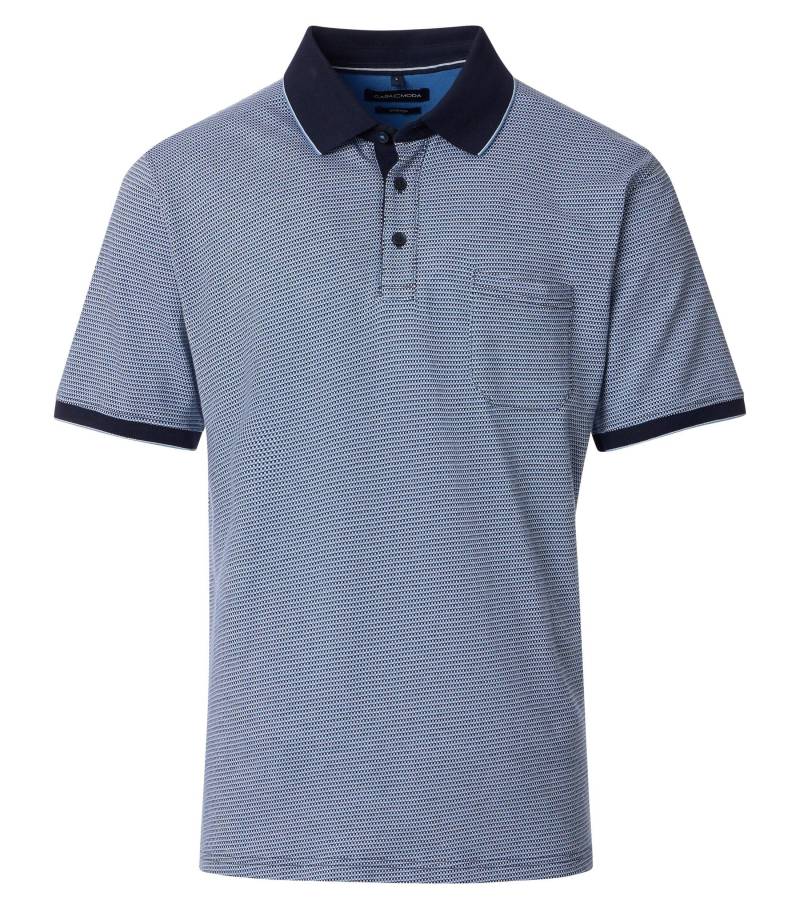 CASAMODA - Polo-Shirt aqua bis petrol - Gr. - M von CASAMODA