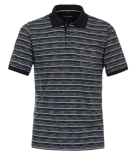 CASAMODA Polo-Shirt gestreift Mittelblau XXL CASAMODA Polo-Shirt gestreift Mittelblau XXL von CASAMODA