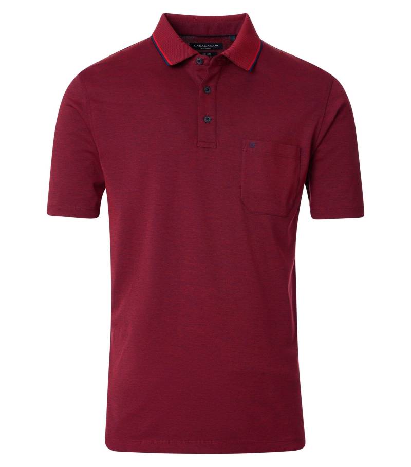 CASAMODA - Polo-Shirt rot - Gr. - 4XL von CASAMODA