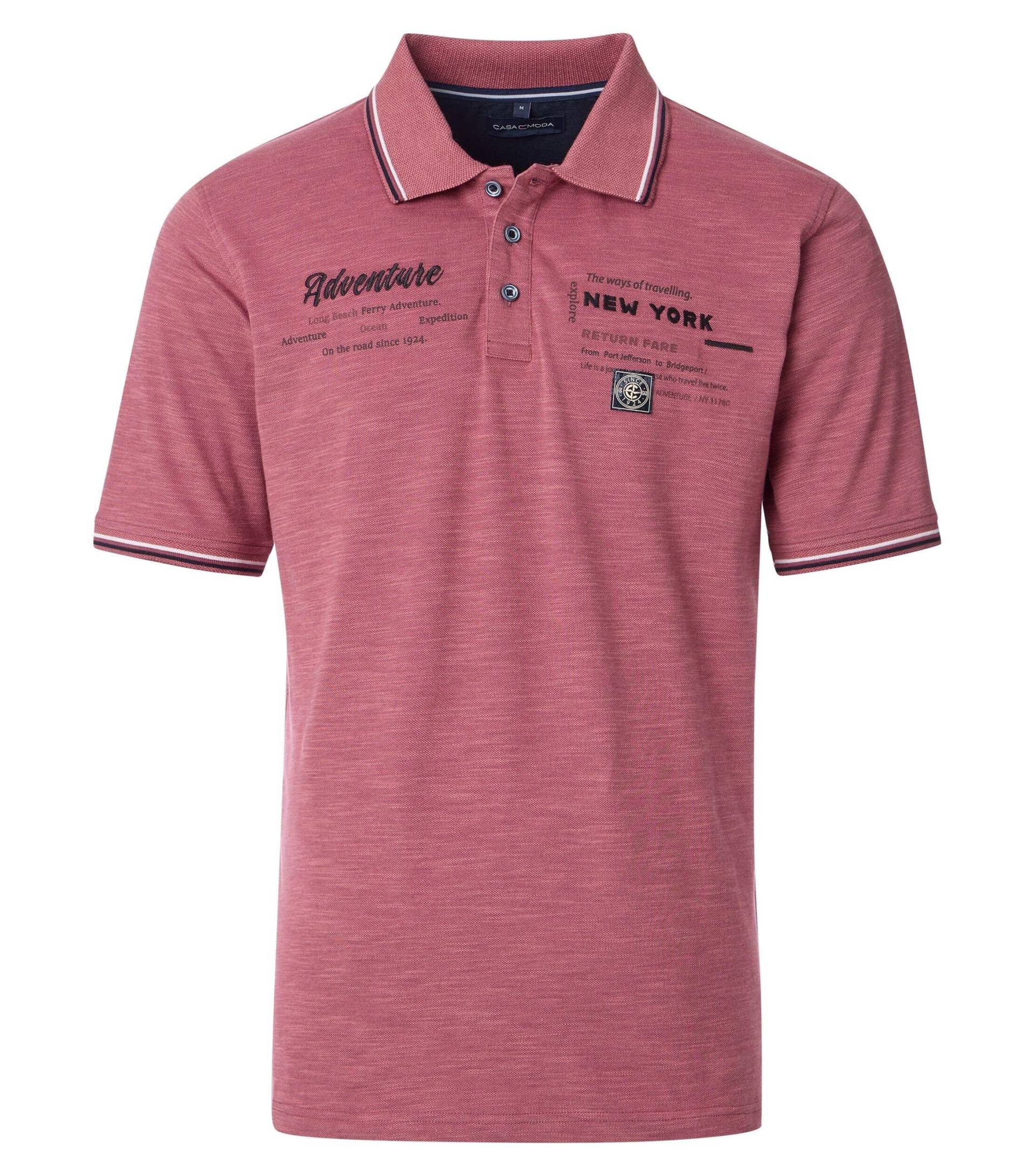 CASAMODA - Polo-Shirt rot - Gr. - L von CASAMODA