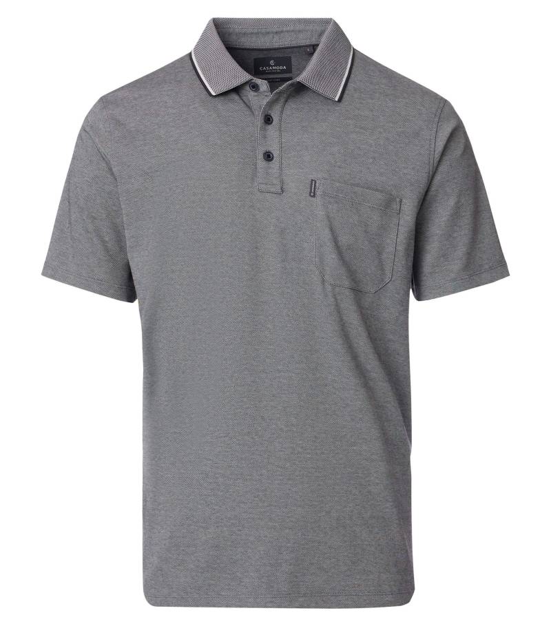 CASAMODA - Polo-Shirt uni anthrazit - Gr. - L von CASAMODA