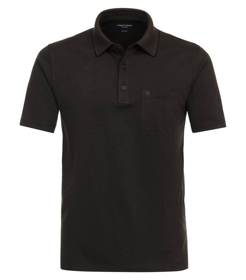 CASAMODA - Polo-Shirt uni anthrazit - Gr. - M von CASAMODA