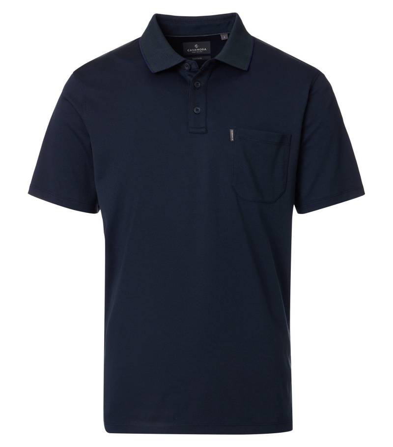 CASAMODA - Polo-Shirt uni blau - Gr. - 3XL von CASAMODA