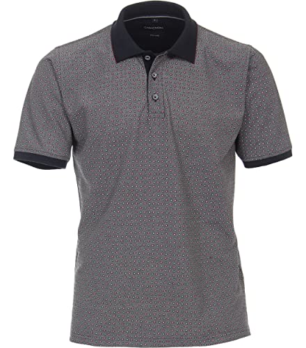 CASAMODA Polo-Shirt Print Beere 3XL von CASAMODA