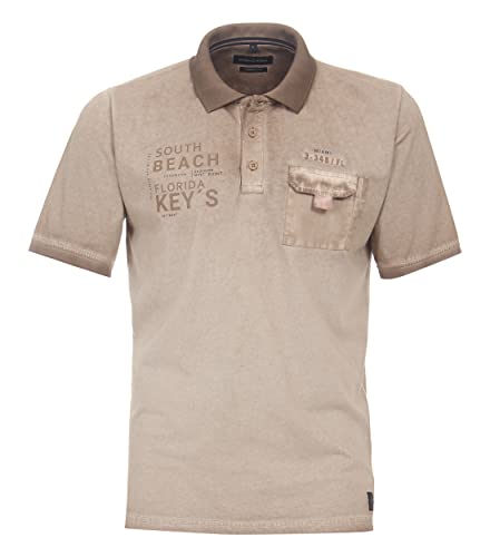 CASAMODA Polo-Shirt Uni Beige XL von CASAMODA