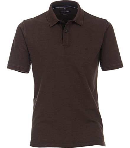 CASAMODA Polo-Shirt Uni Braun 3XL von CASAMODA