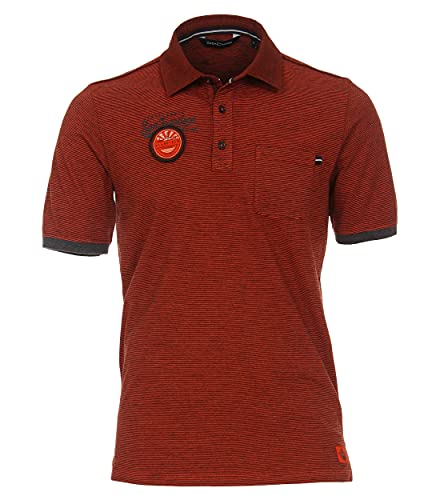 CASAMODA Polo-Shirt Uni Dunkelorange L von CASAMODA