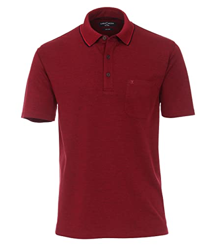 CASAMODA Polo-Shirt Uni Dunkelrot S von CASAMODA