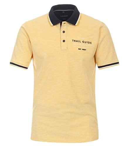 CASAMODA Polo-Shirt Uni Hellgelb M von CASAMODA