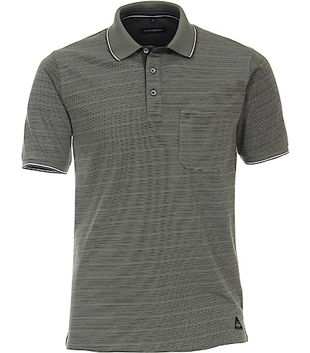 CASAMODA Polo-Shirt Uni Olive M von CASAMODA