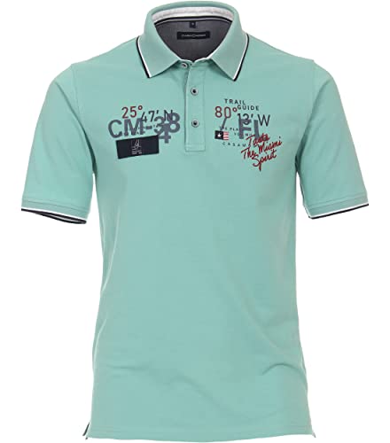 CASAMODA Polo-Shirt Uni Türkis 3XL von CASAMODA