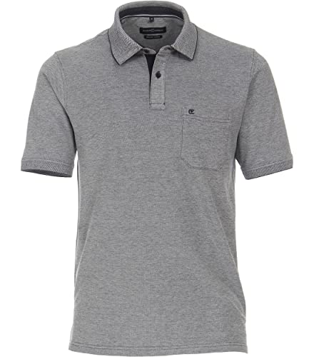 CASAMODA Polo-Shirt Uni graues Dunkelblau 6XL von CASAMODA