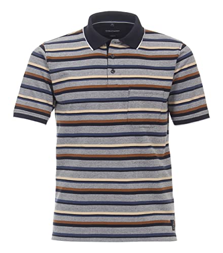 CASAMODA Polo-Shirt gestreift Beige L von CASAMODA