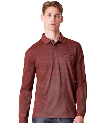 CASAMODA Polo-Shirt Langarm gestreift von CASAMODA
