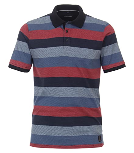 CASAMODA Polo-Shirt gestreift Rot L von CASAMODA