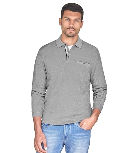 CASAMODA Polo-Shirt Langarm gestreift von CASAMODA